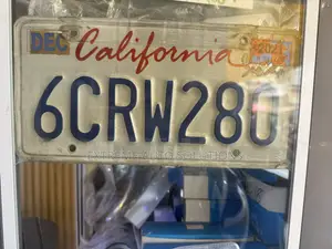 California State License Plate