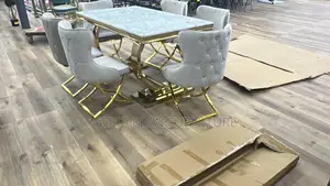6 Seater Marble Dining Set