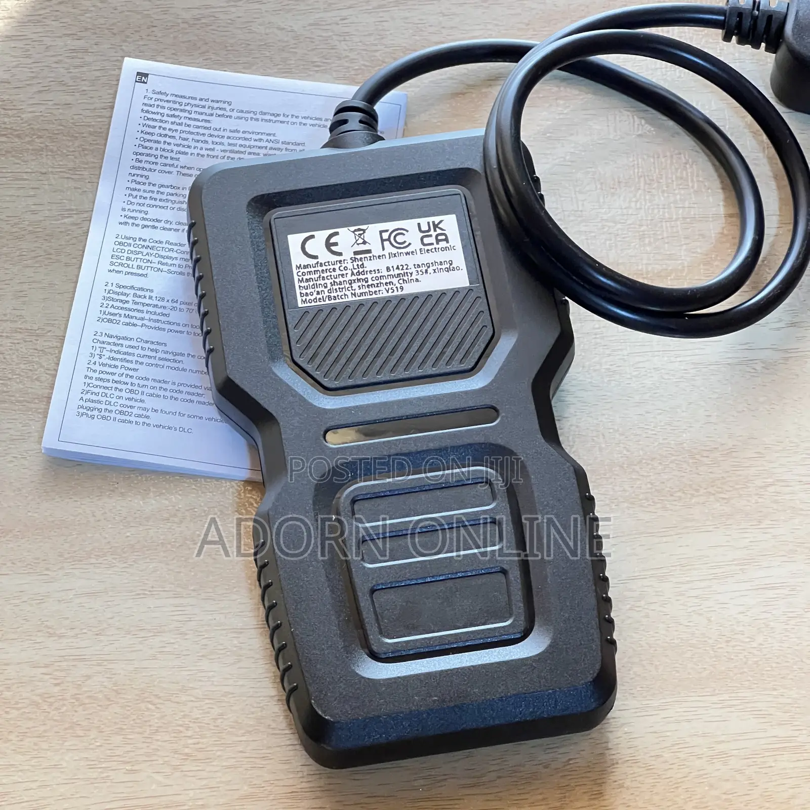 V410 Obd2 Car Diagnostic Fault Code Scanner– Check Engine Light Reader