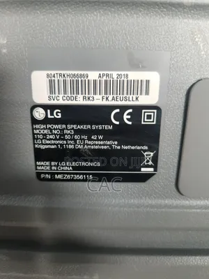 LG Rk3 Rechargeable Bluetooth Speaker