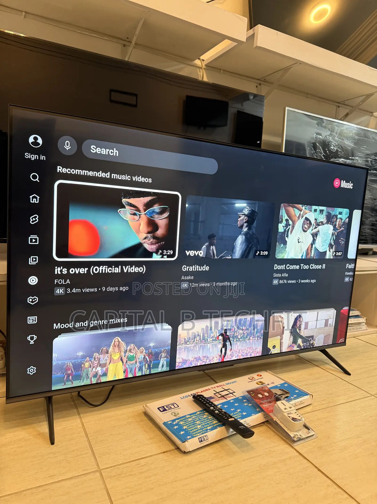 European Standard 55inches Full Digital Qled TCL Google TV