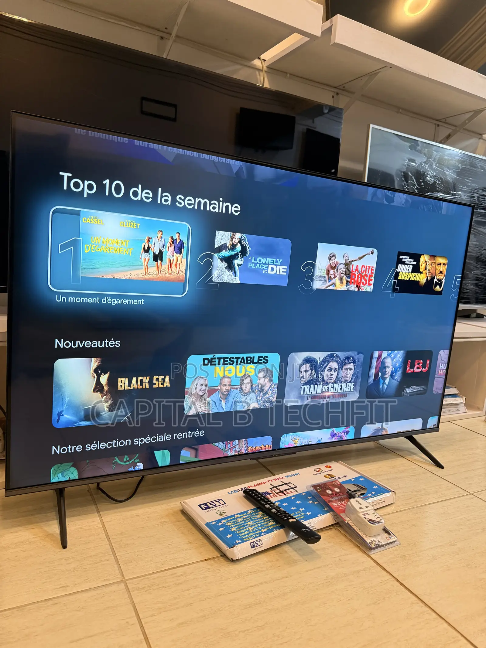 European Standard 55inches Full Digital Qled TCL Google TV