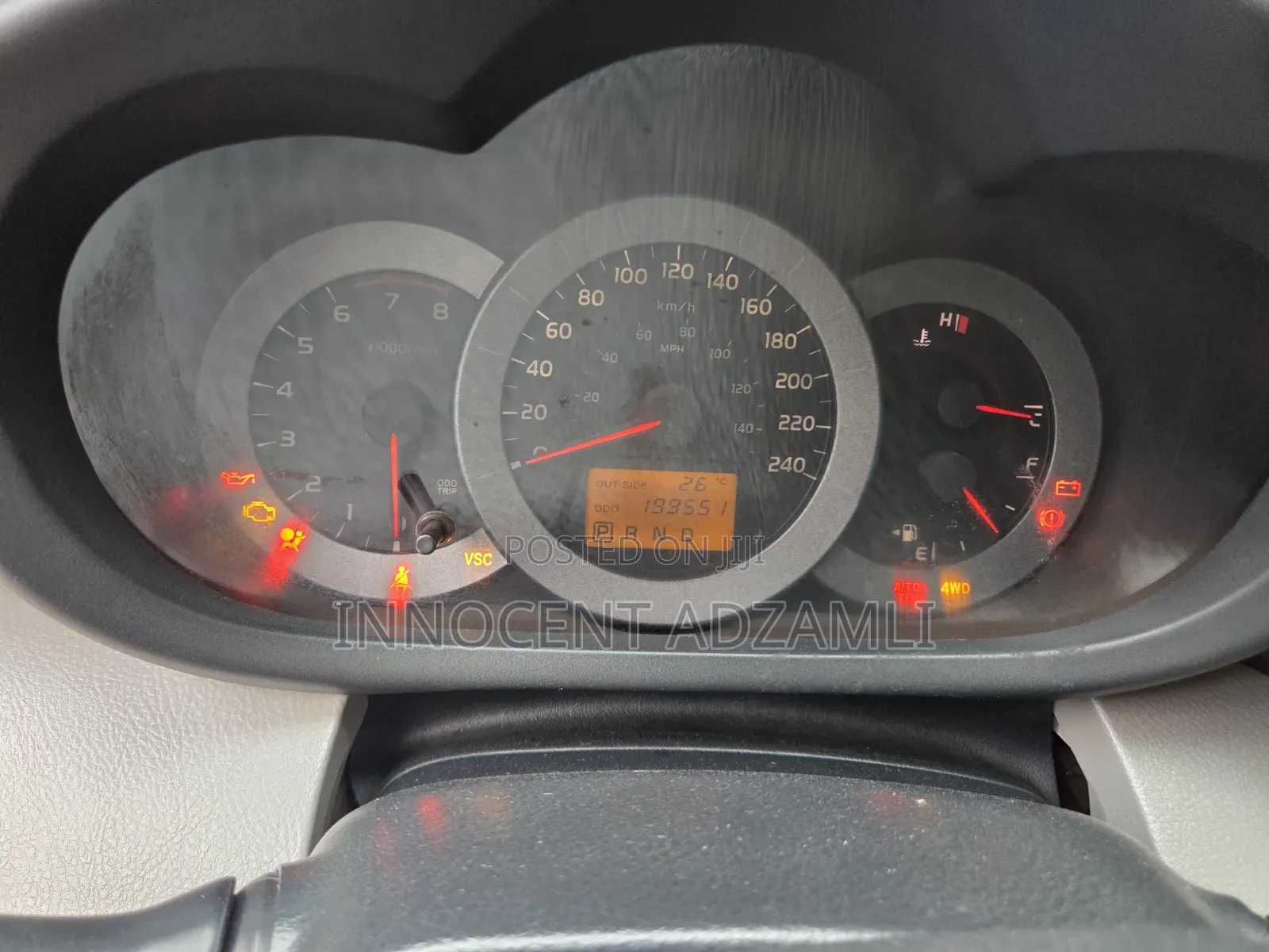 Toyota RAV4 200 4X4 Automatic 2008 Gray