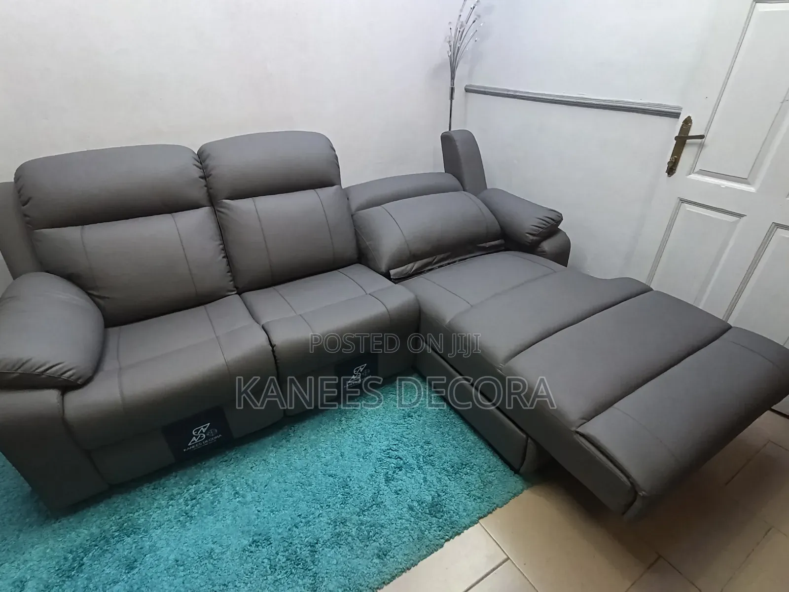Fully Electric L Shaped Recliner Sofa