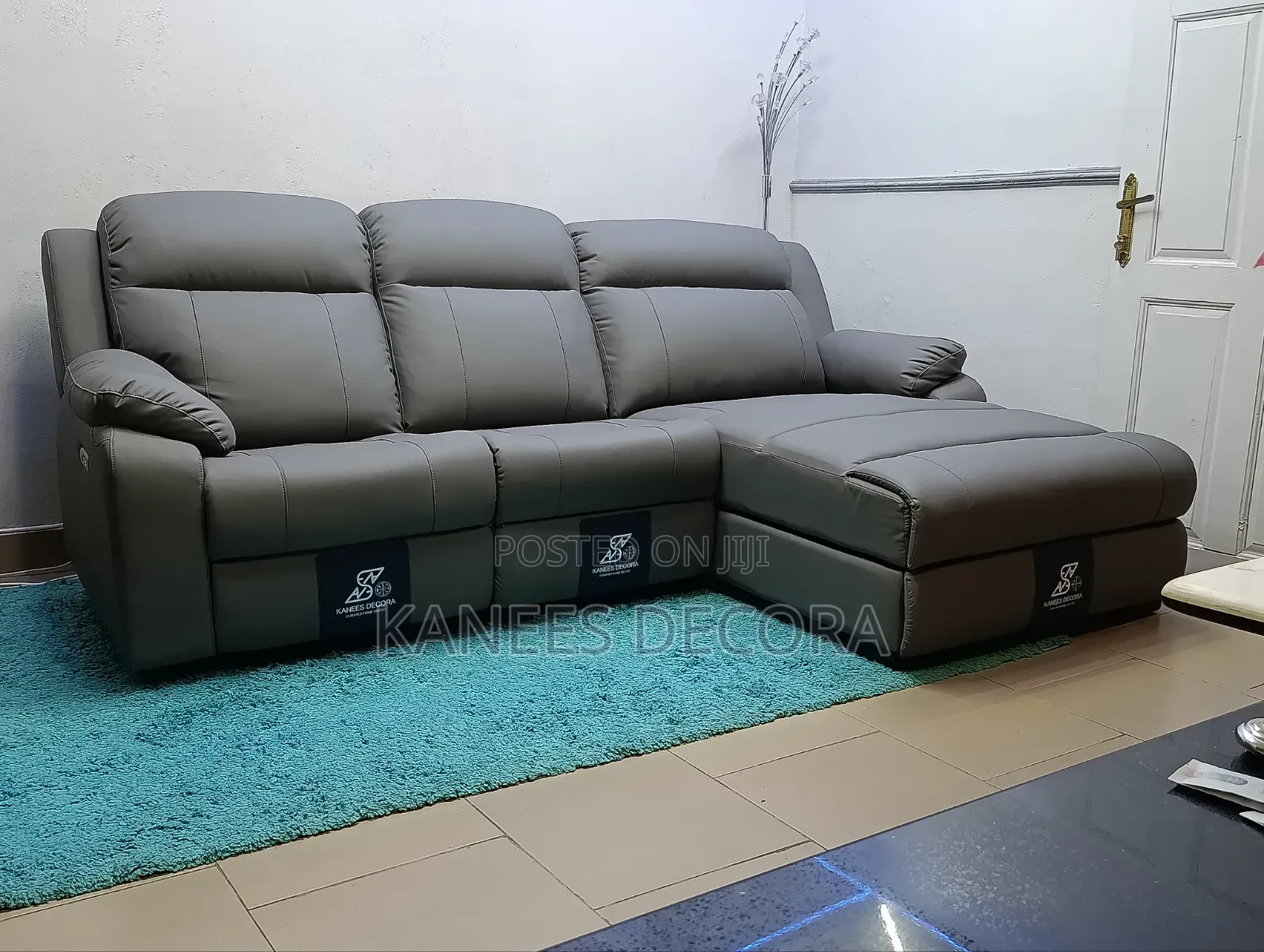 Fully Electric L Shaped Recliner Sofa