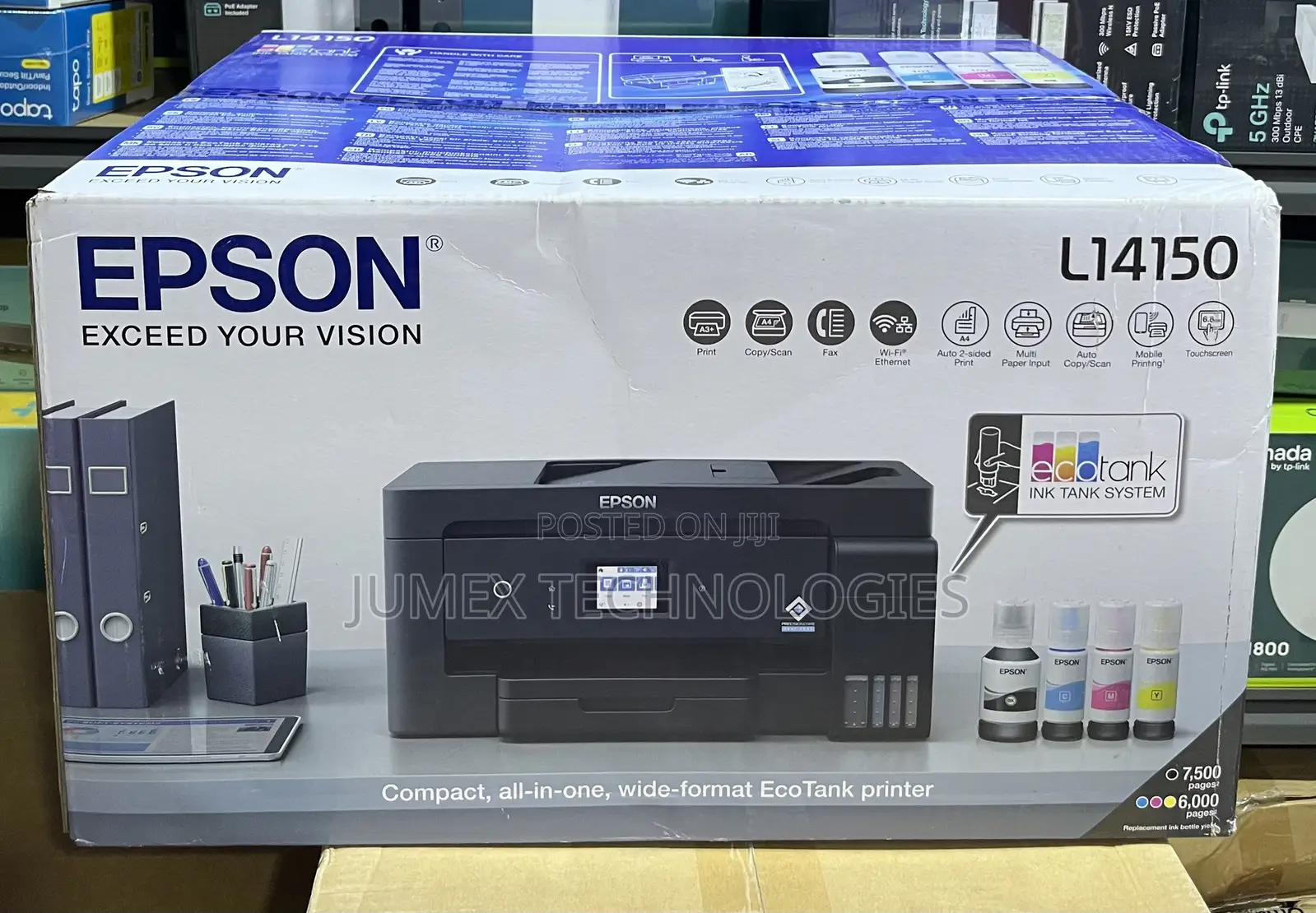 Epson Ecotank L14150 All in One A3 Printer | Scan / Copy With Wifi