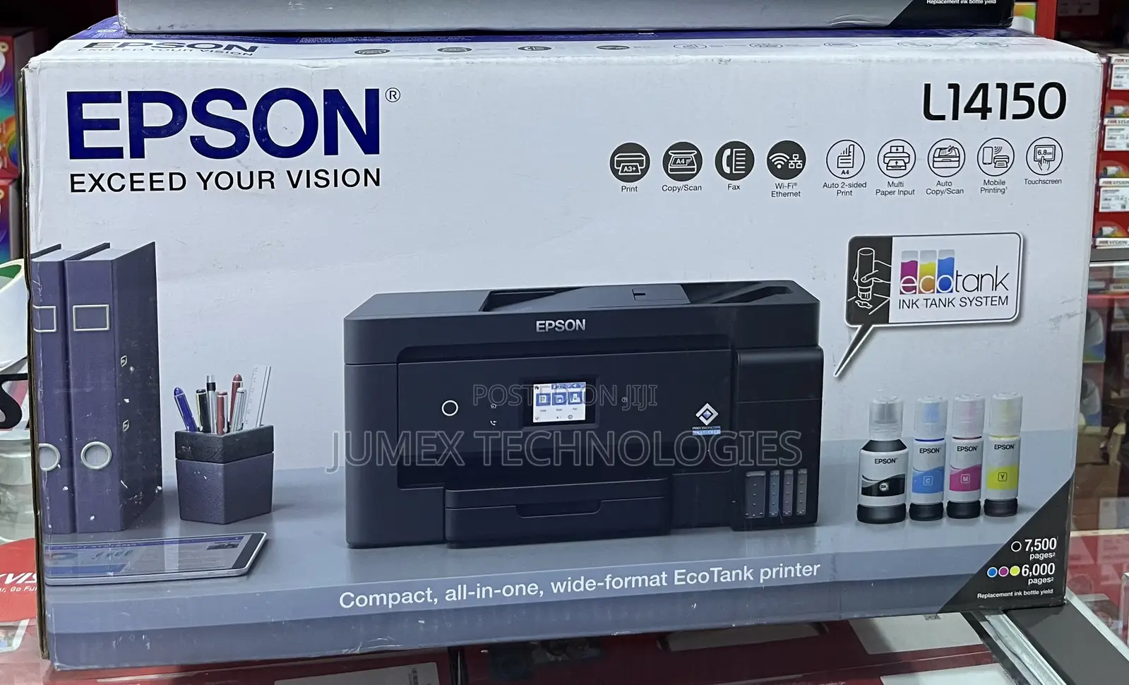 Epson Ecotank L14150 All in One A3 Printer | Scan / Copy With Wifi