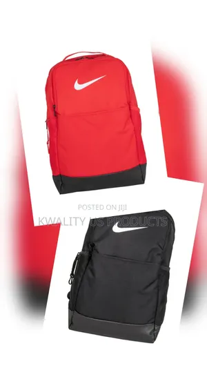 Nike Brasilia 9.5 Training Backpack - Black and Red Colours