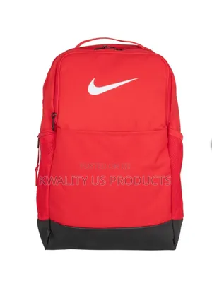 Nike Brasilia 9.5 Training Backpack - Black and Red Colours