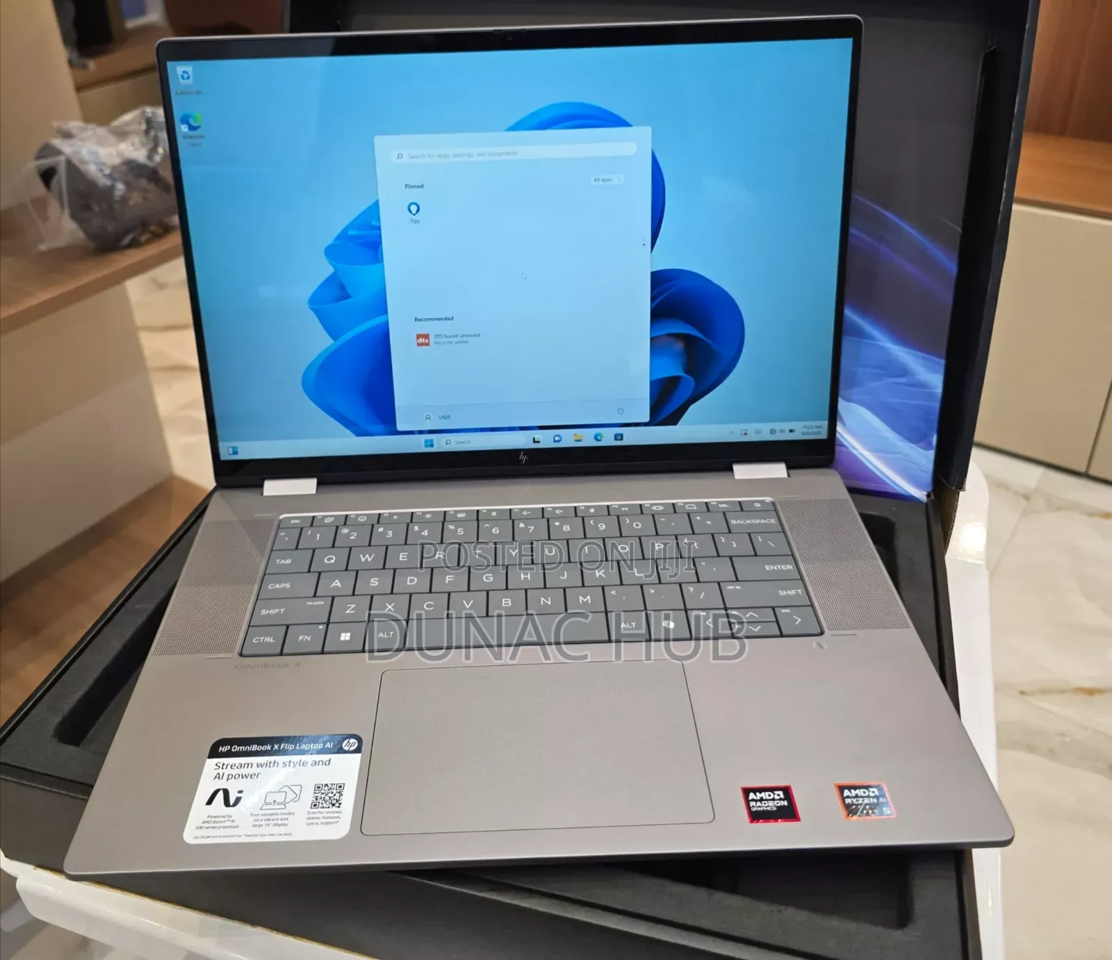 New Laptop HP OmniBook X Flip 16" 16GB AMD Ryzen 5 SSD 512GB