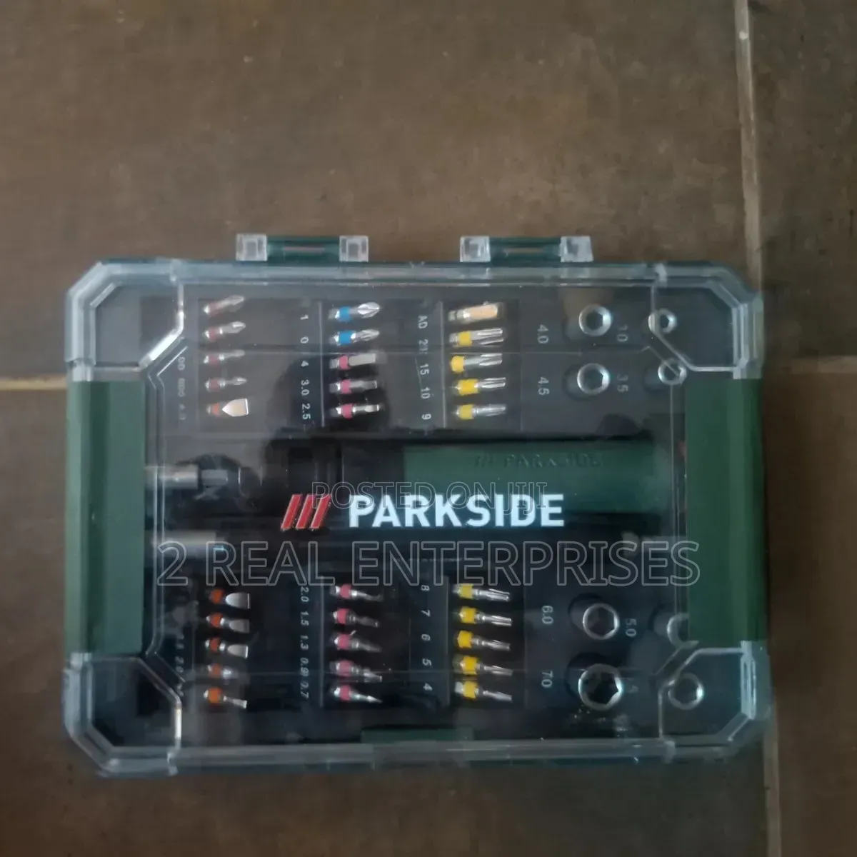 Parkside Precision Screwdriver Bit Set With Storage Case