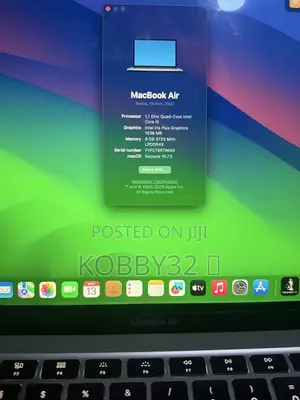 Laptop Apple MacBook Air 8GB Intel Core i5 SSD 512GB