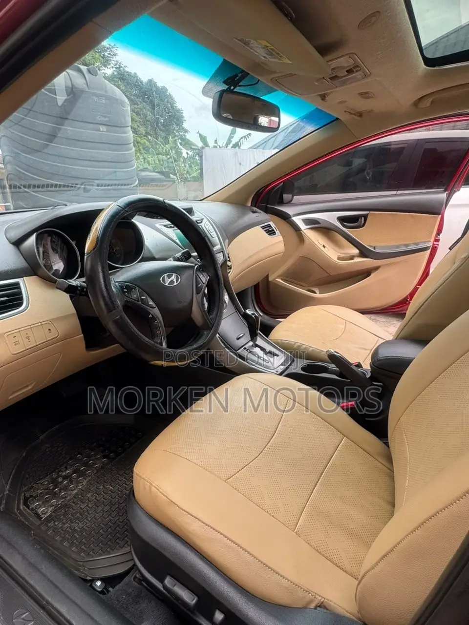 Hyundai Elantra Limited Sedan FWD (1.8L 4cyl 6A) 2013 Red