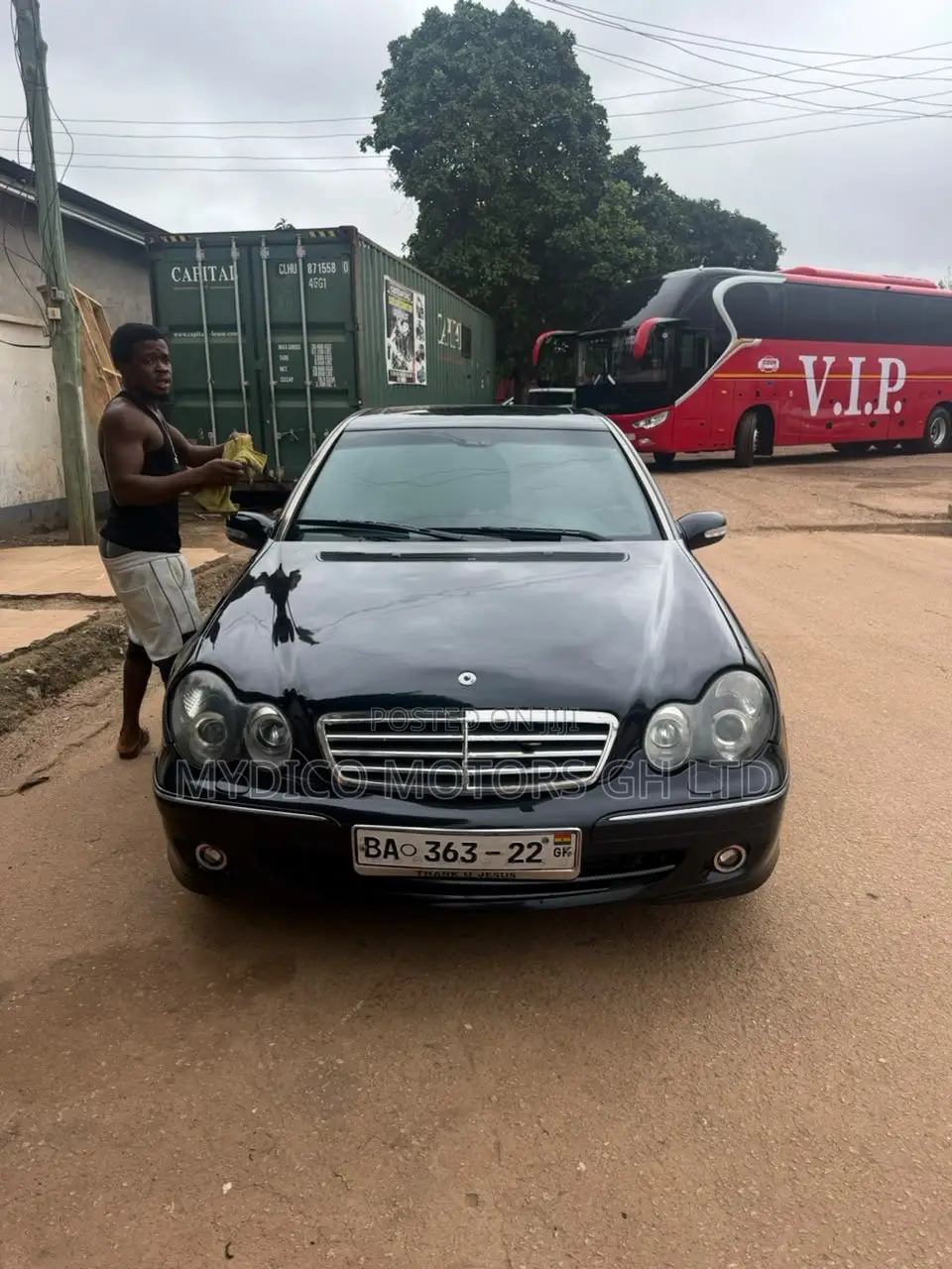 Mercedes-Benz C230 2008 Black
