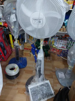 Solar and Electric Fan