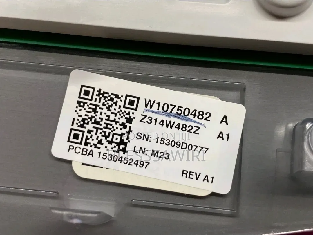Whirlpool Washer Control Panel Screen Touch Panel W10433091