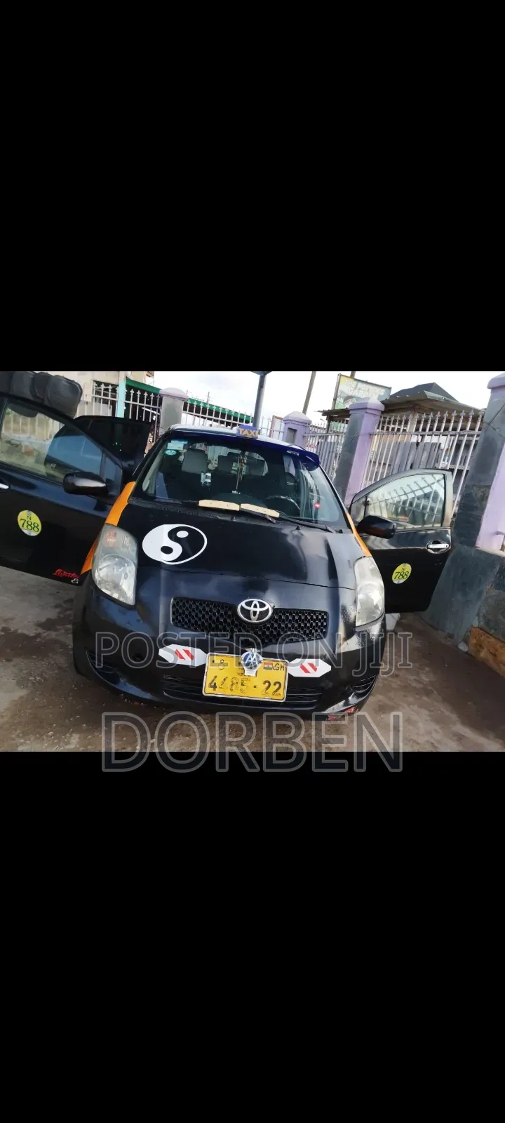 Toyota Yaris 2008 Black