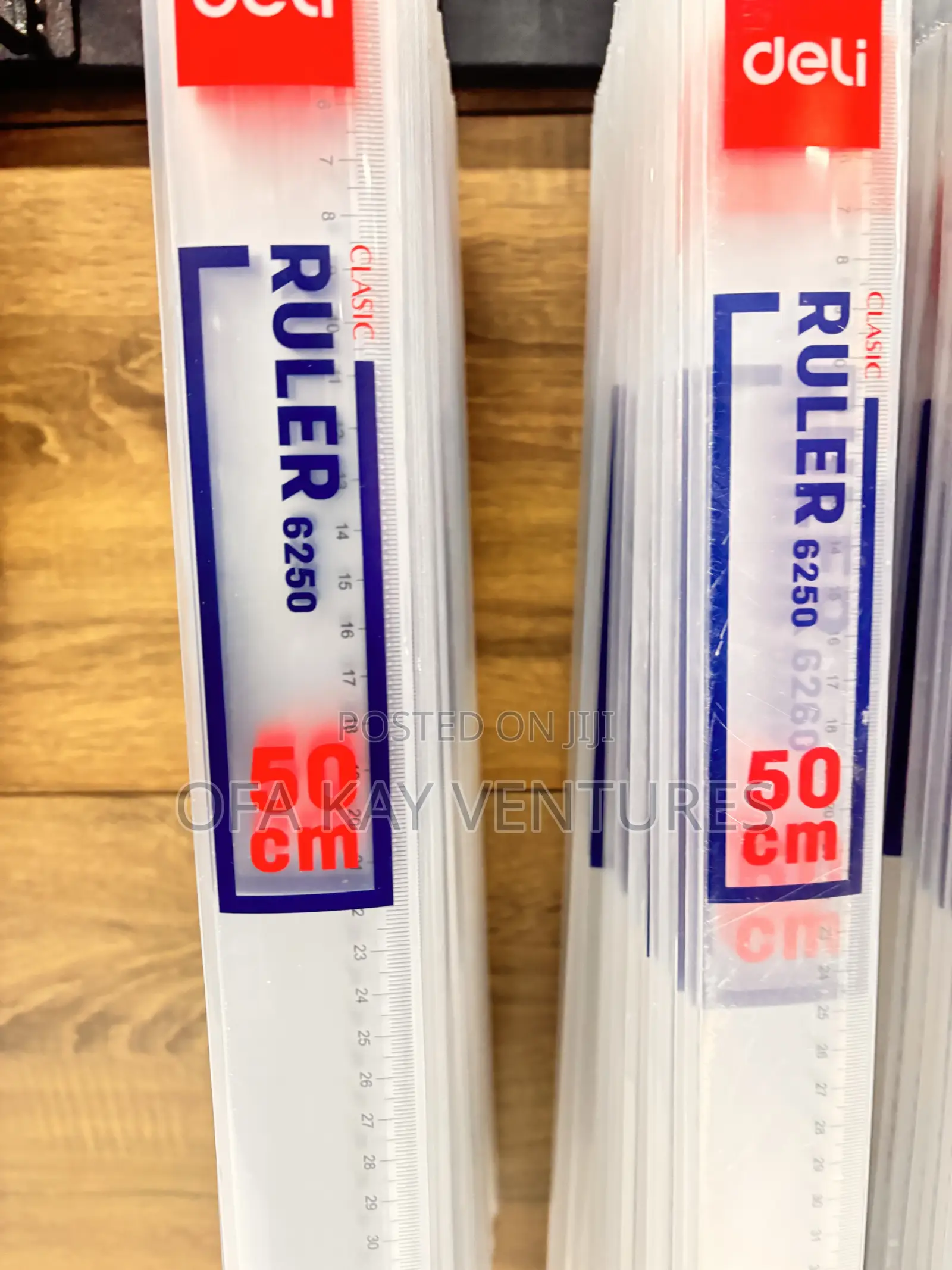 Deli 60cm Ruler for Measuring and Line Drawing