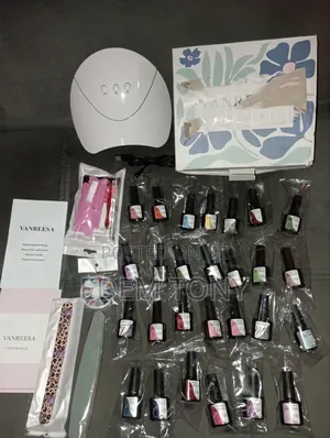 VANREESA 25 Colors Gel Nail Polish With UV Light Gel Nail Kit