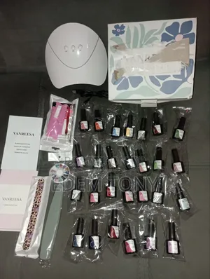 VANREESA 25 Colors Gel Nail Polish With UV Light Gel Nail Kit