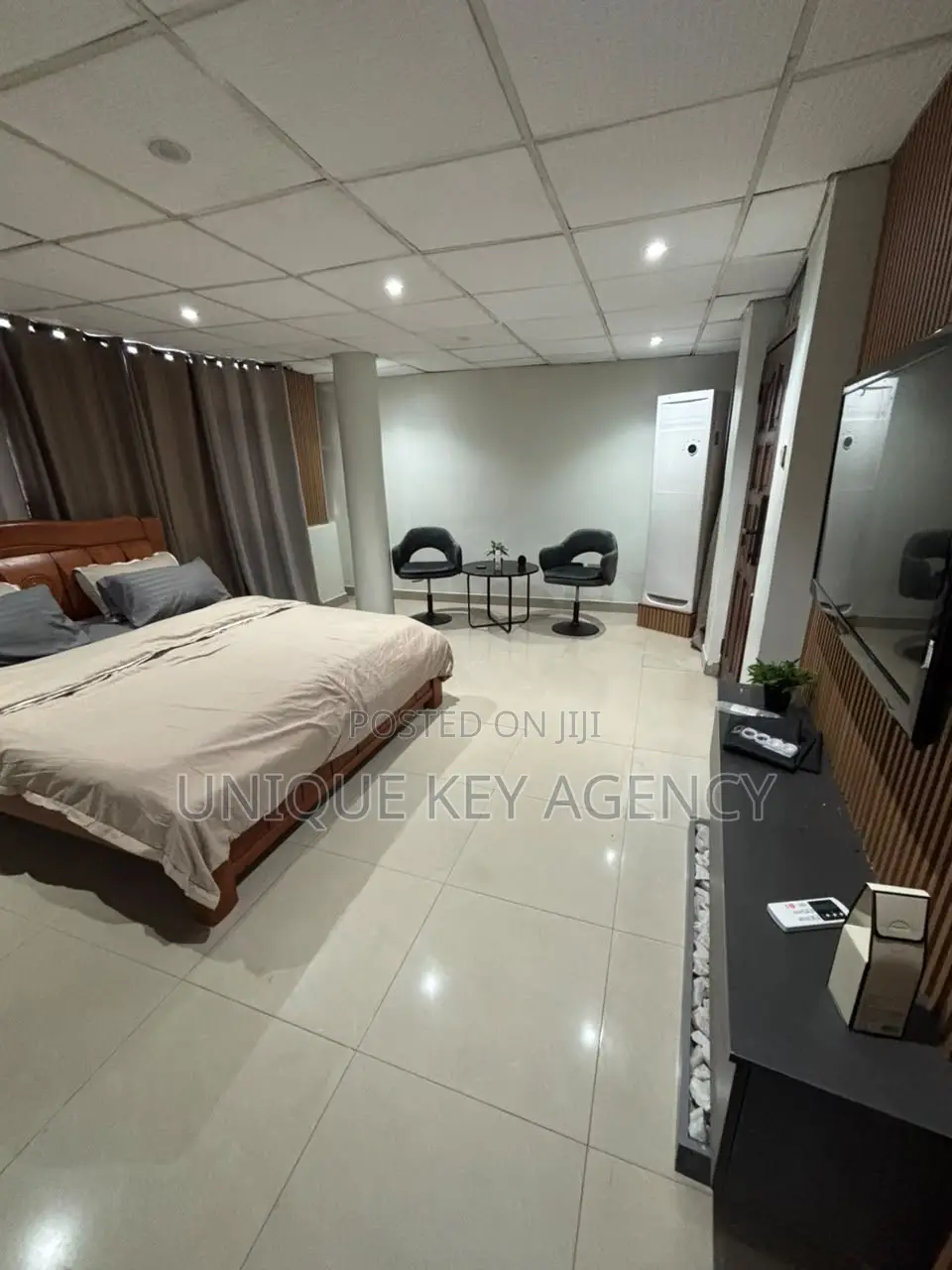Furnished 1bdrm Apartment in Unique Key Agency, Dzorwulu for rent