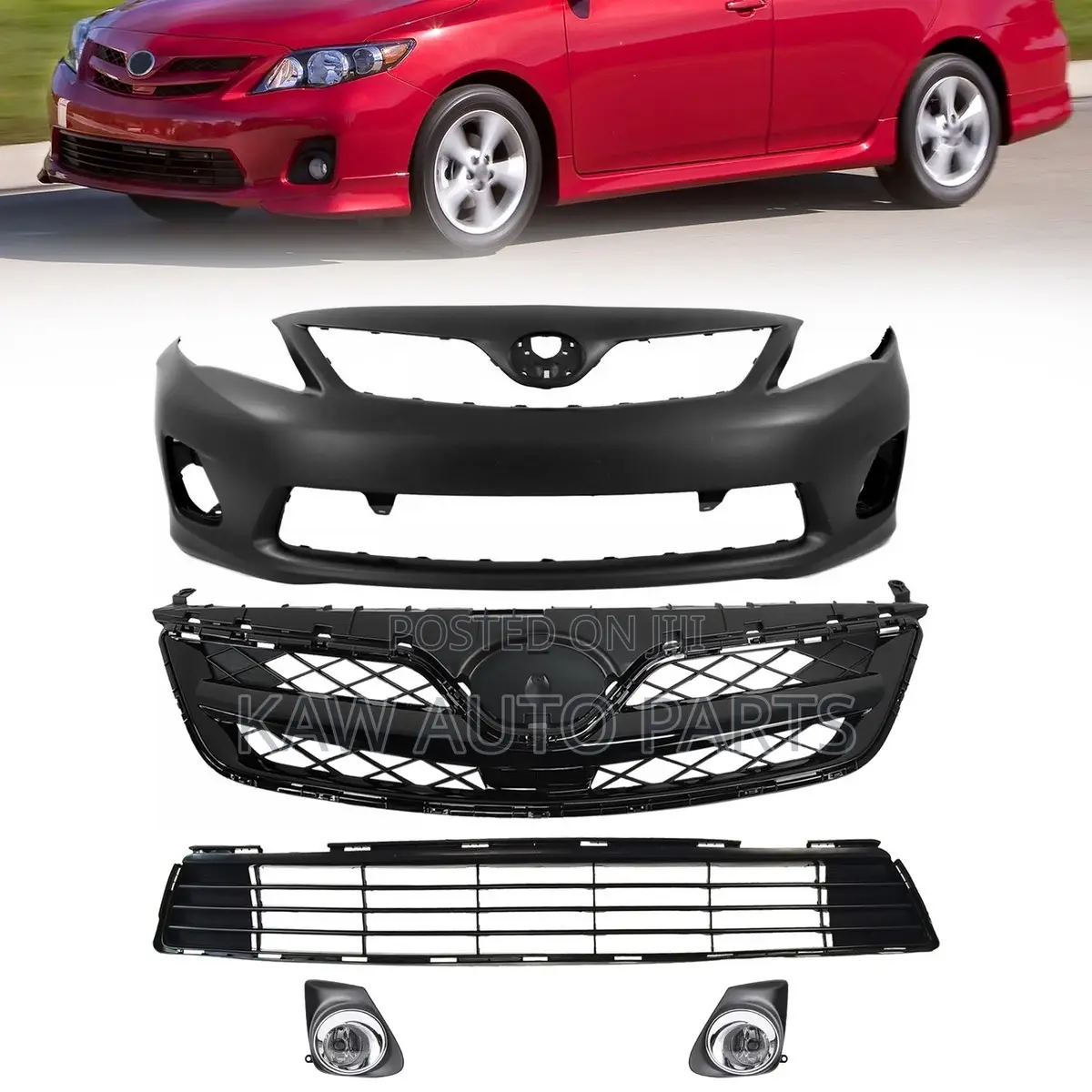2009,2010,2011,2012,2013 Front Bumper for Toyota Corolla