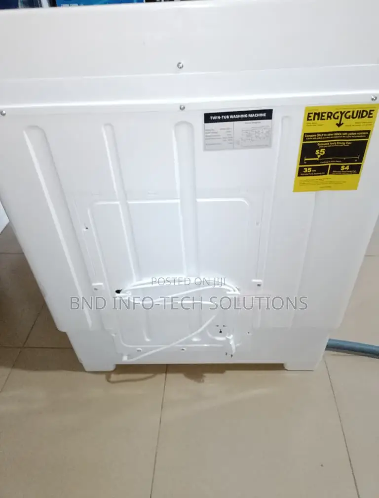 Nicteman 8kg Twin-Tub Semi-Automatic Mini Washing Machine, 110V