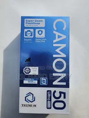 New Tecno Camon 50 Ultra 512 GB Black