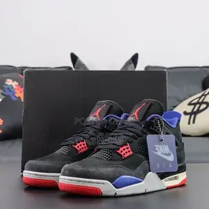 Jordan 4 (Black,red and Blue)