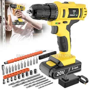 Tegatok 20V Cordless Impact Drill Kit