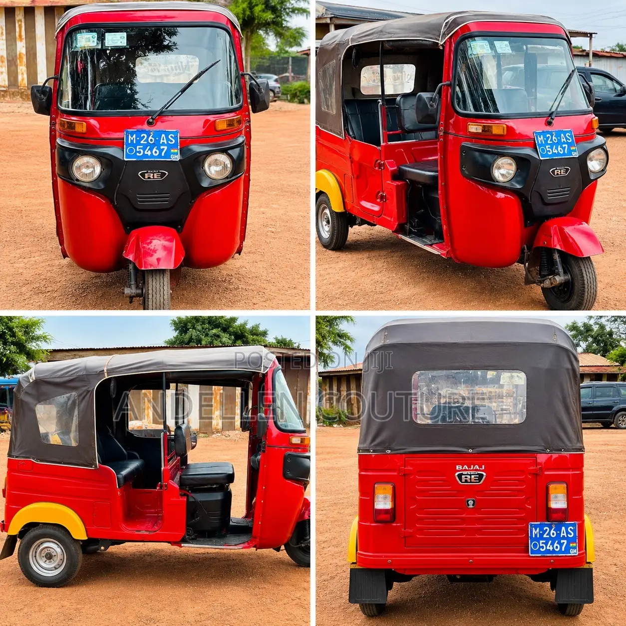 Bajaj RE 2025 Red