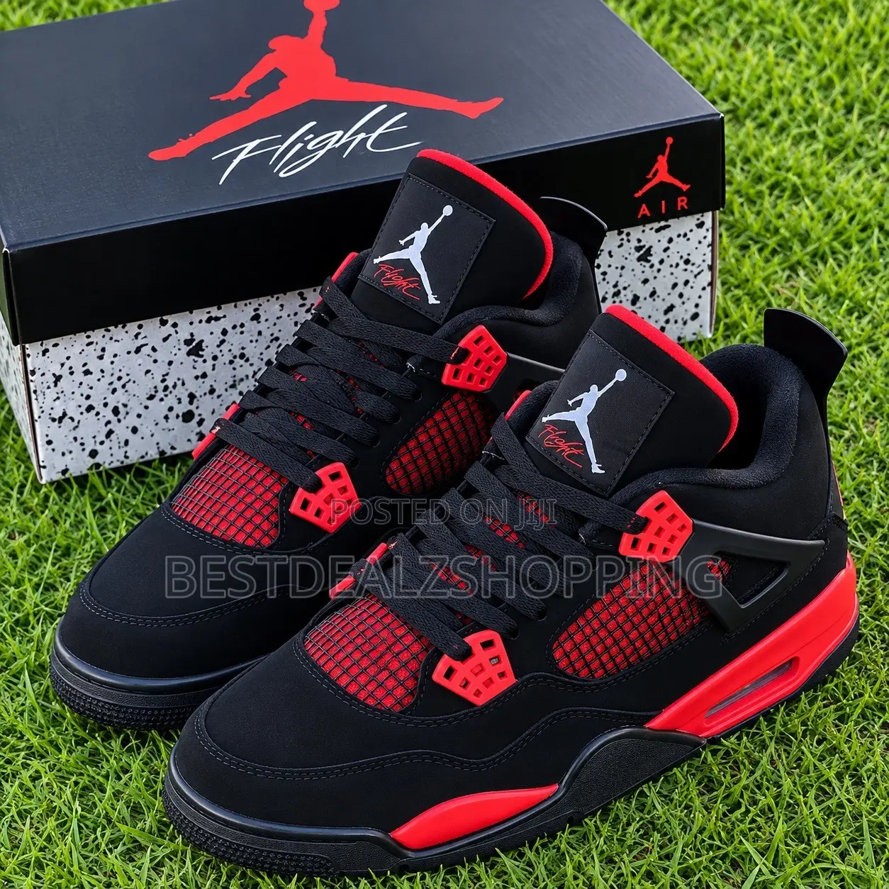 Jordan 4 Red Black