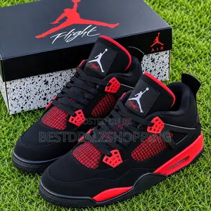 Jordan 4 Red Black