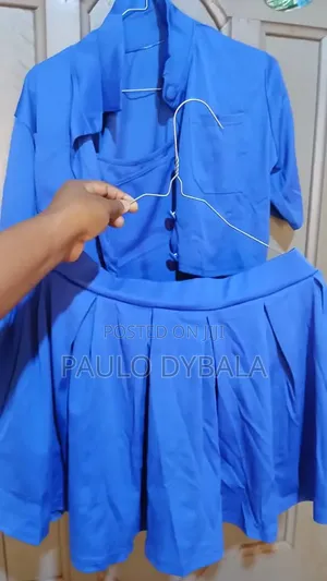 Cute Matching Blue Three-Piece Outfit (3in1)
