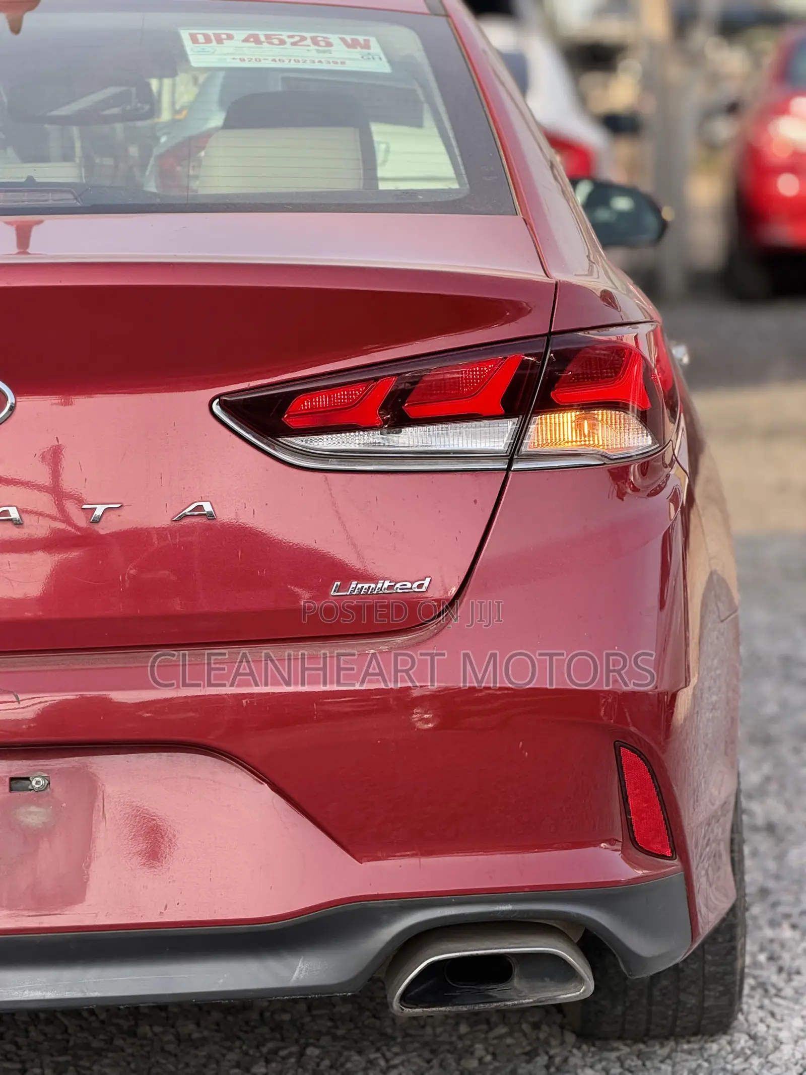Hyundai Sonata Limited 2019 Red