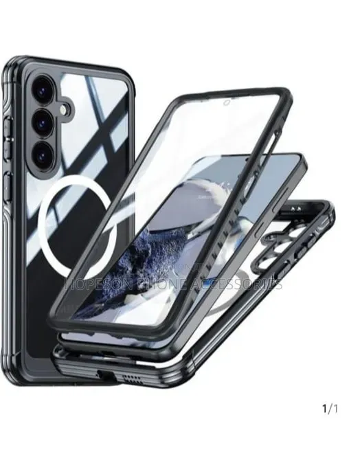 Quality 360 Shockproof Magsafe, in-Built Screen Protector for Samsung