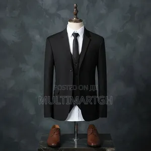 Men's 2 Piece Suit 2 Buttons Men's Suit Jacket and Vest