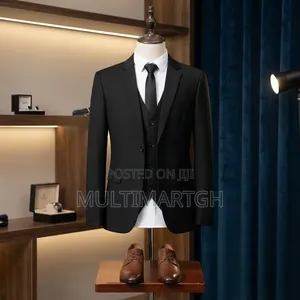 Men's 2 Piece Suit 2 Buttons Men's Suit Jacket and Vest