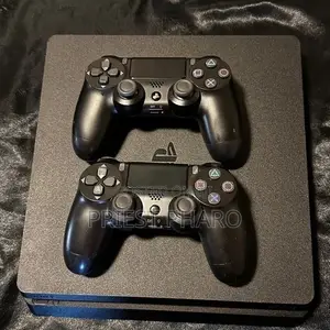 PS4 Slim With 2 Controllers,