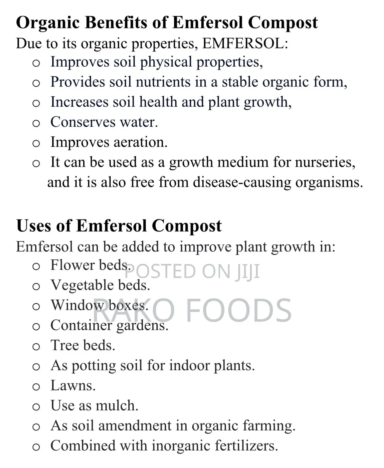 Organic Fertilizer