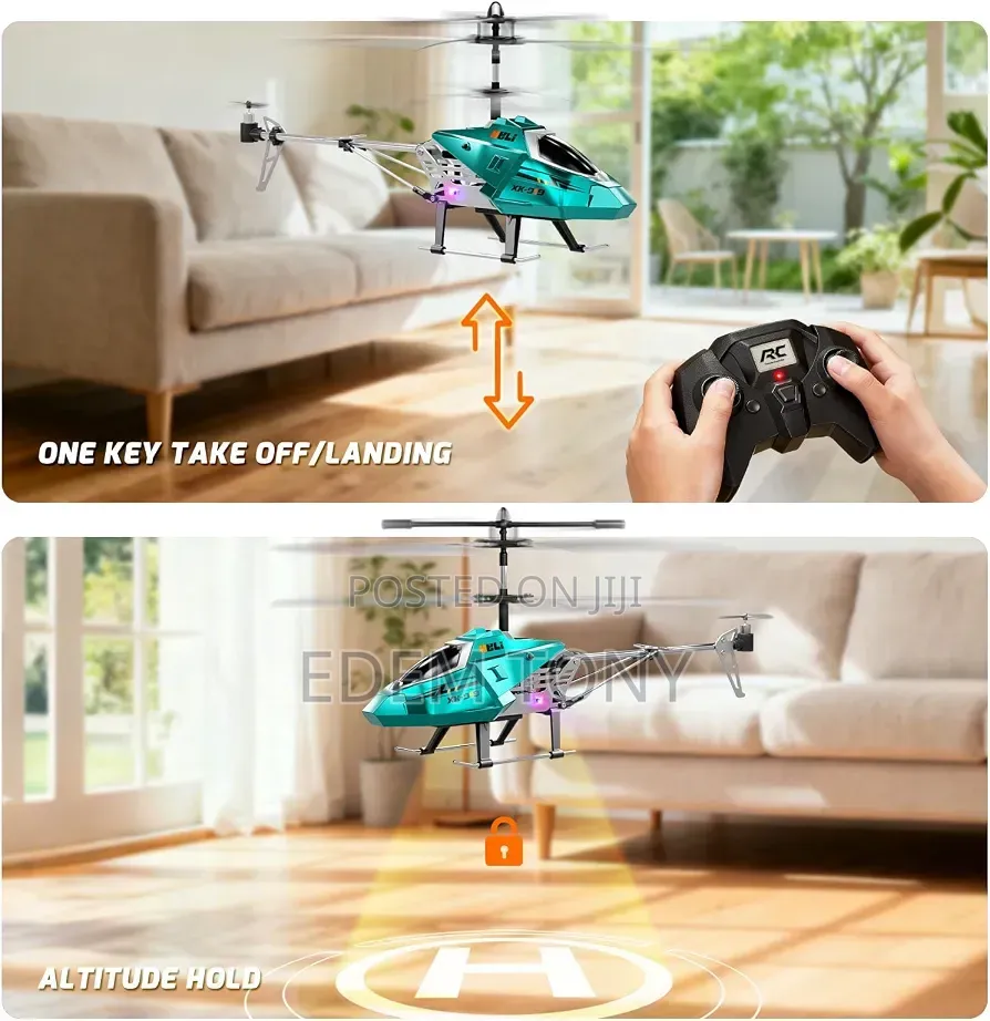 XK919 Alloy 3-Channel RC Helicopter - In Blue