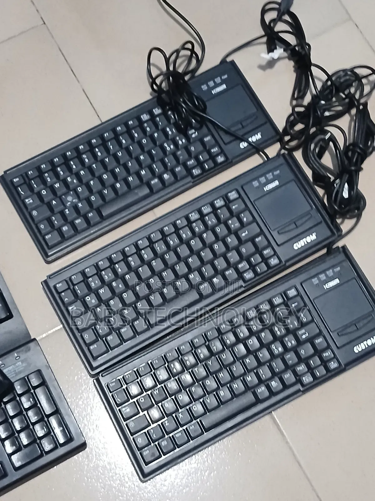 Custom Keyboard With Mousepad Conbined