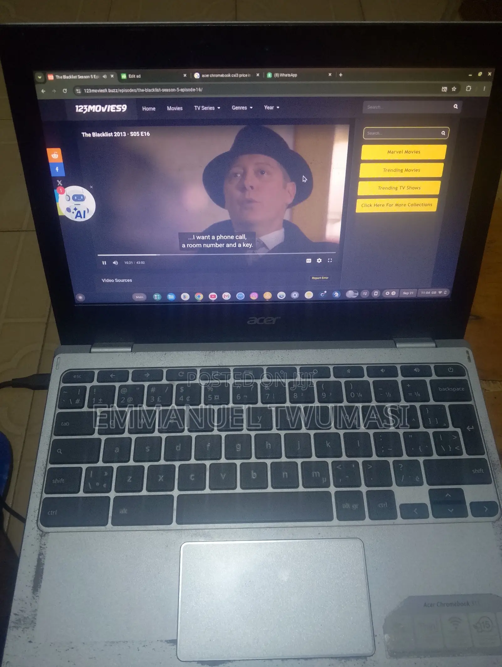 Laptop Acer Chromebook 311 4GB eMMC 32GB