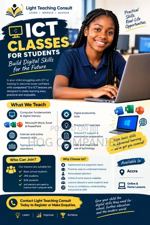 ICT Home Tutor | Beginner to Advanced | Home/Online| Kasoa