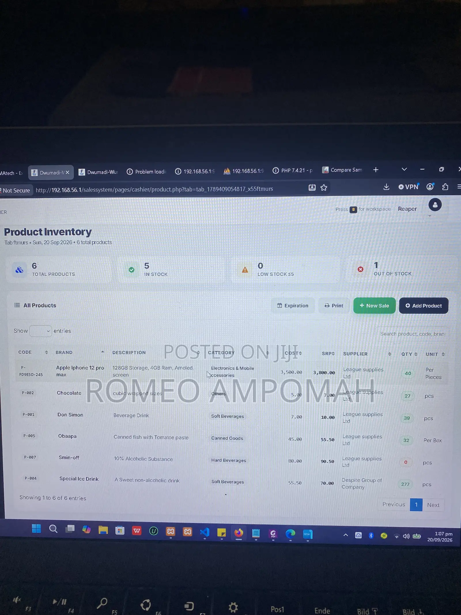 POS Sales Management System With Accounting Module