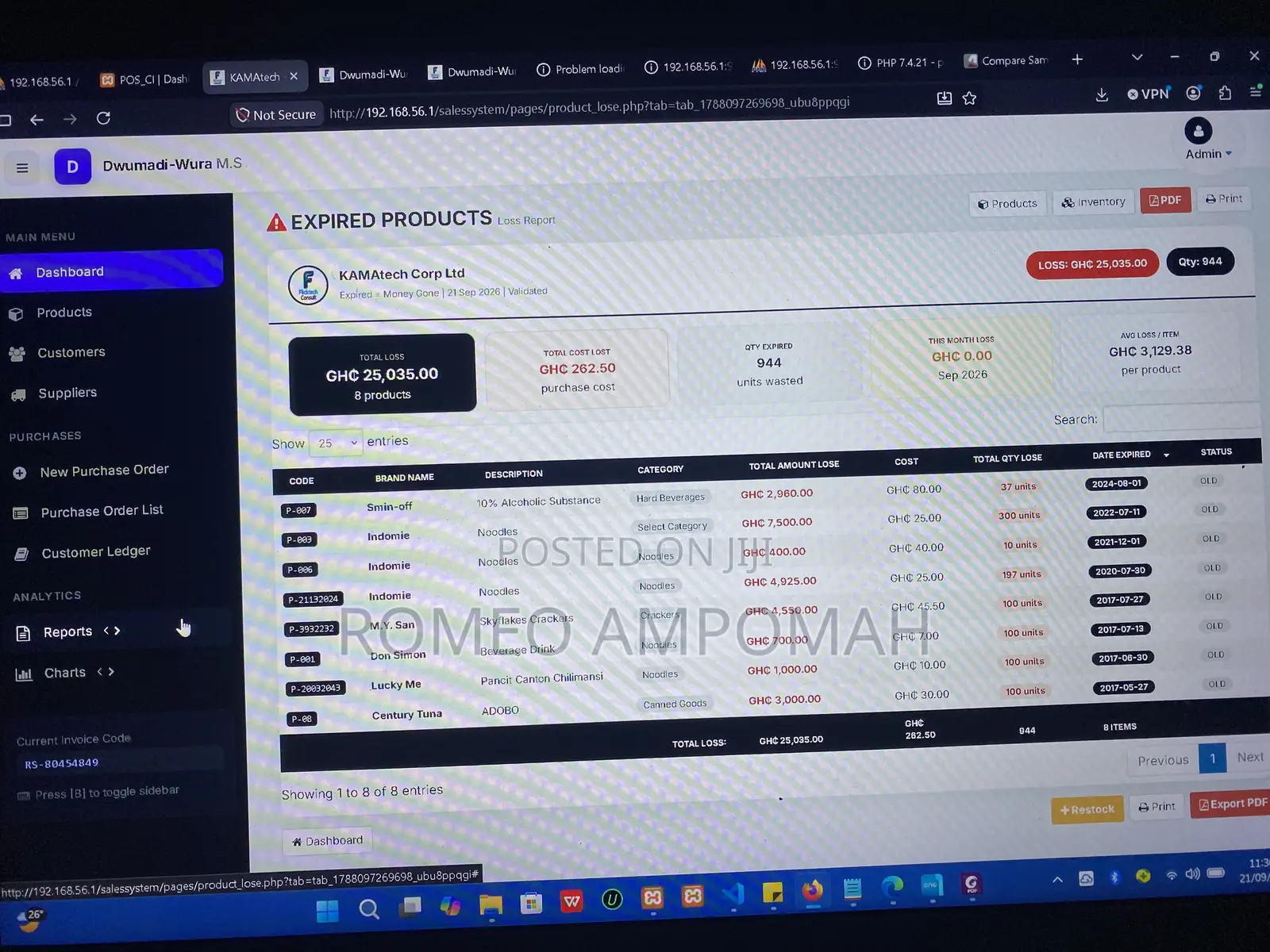 POS Sales Management System With Accounting Module