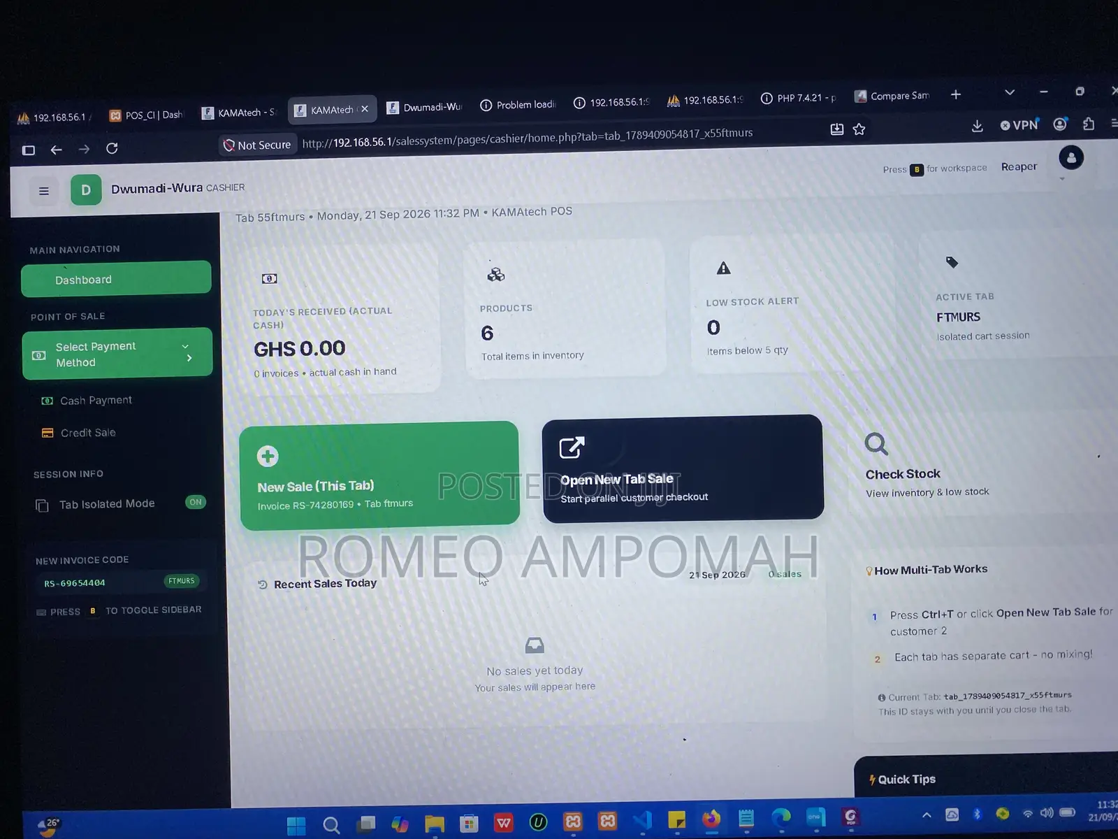 POS Sales Management System With Accounting Module