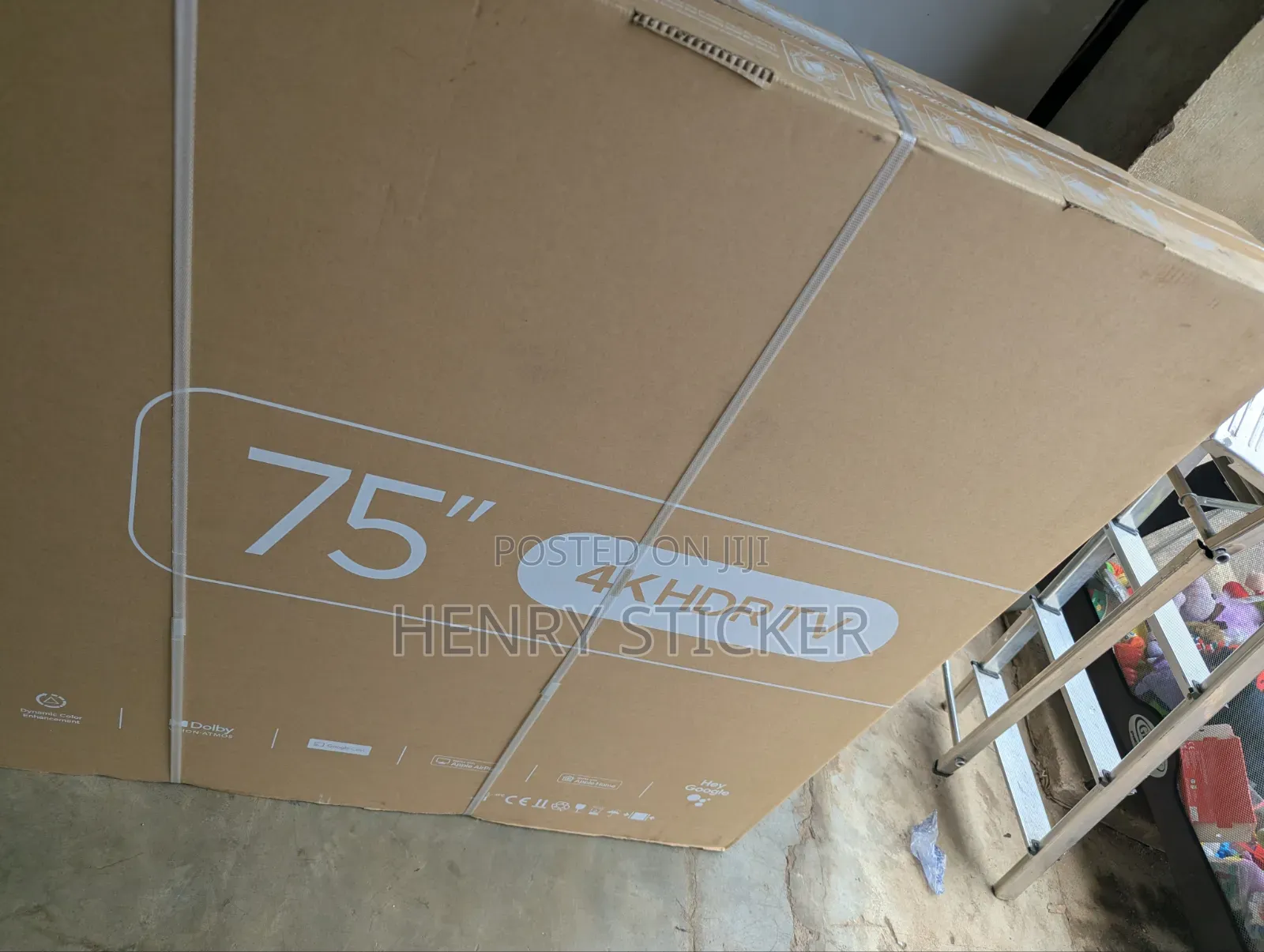 TCL 75 Inches 13500 Hisense 100 Inches New 39.000