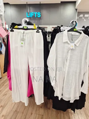Cotton Linen Women Pants Set