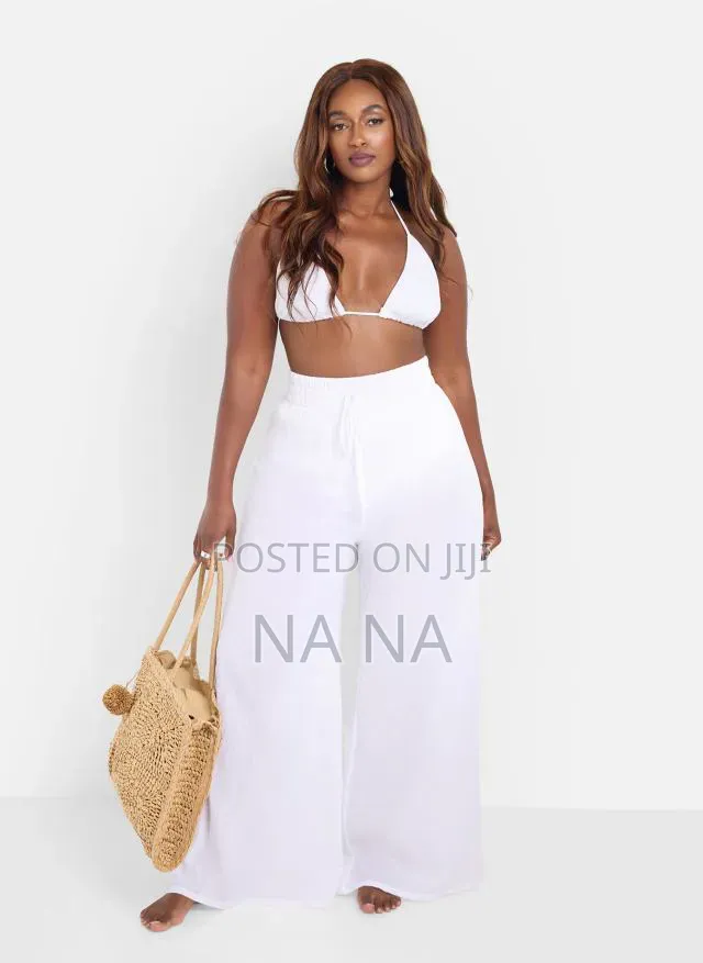 Cotton Linen Women Pants Set